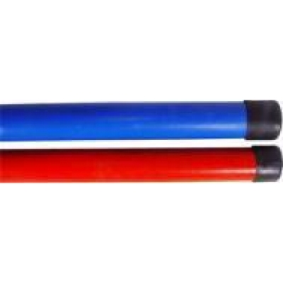 POWDER COATED METAL HANDLE 25mm x 1.5m (BLUE)